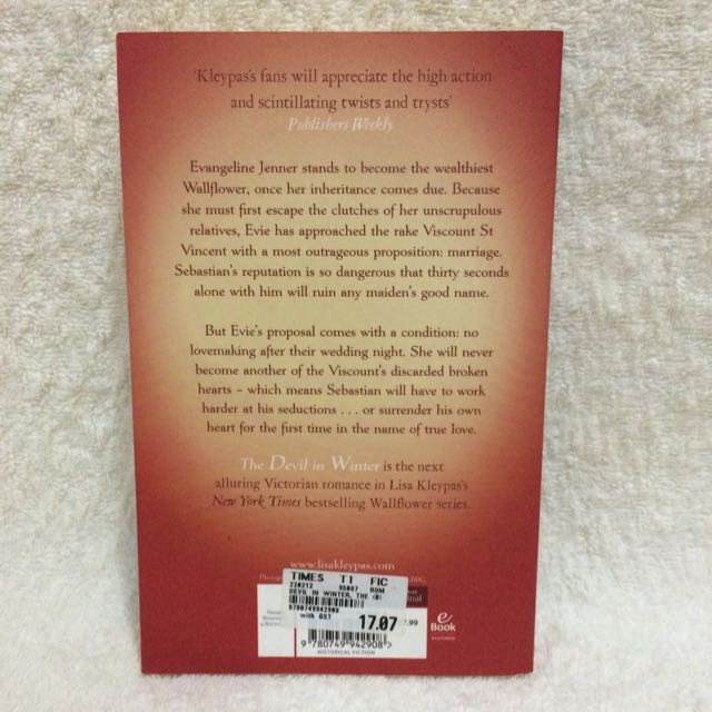 The Devil In Winter By Lisa Kleypas Books Stationery On Carousell