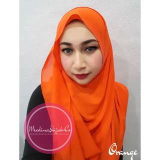 Medina Hijab Heavy Chiffon Wide Shawl 🌸
