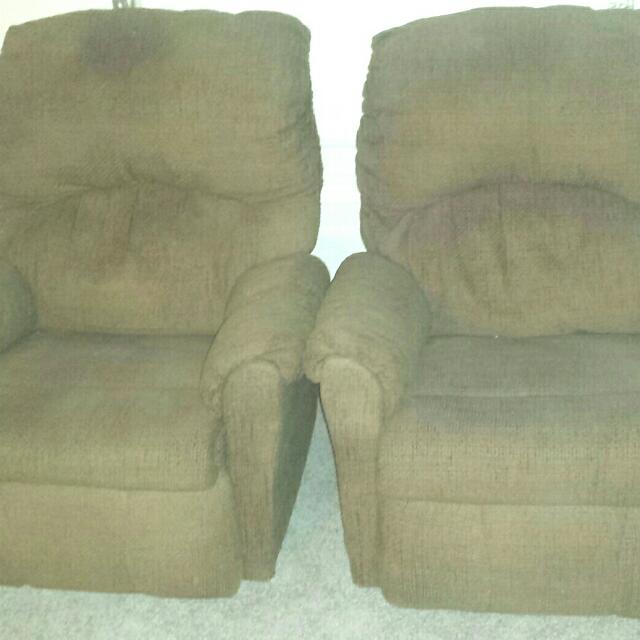 2 Lazy Boy Recliners TAKE BOTH FOR 60, Furniture & Home Living on
