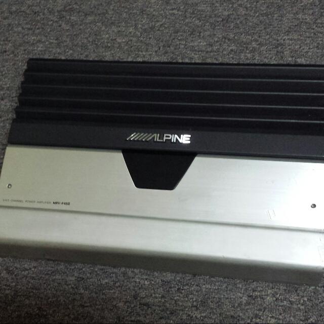 alpine mrvf450 v12 5/4/3 channel amplifier(used), Car Accessories on