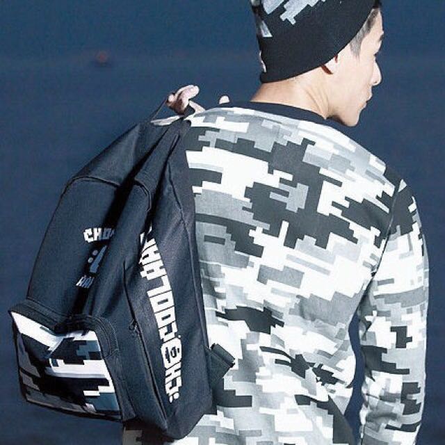 aape x chocolate backpack