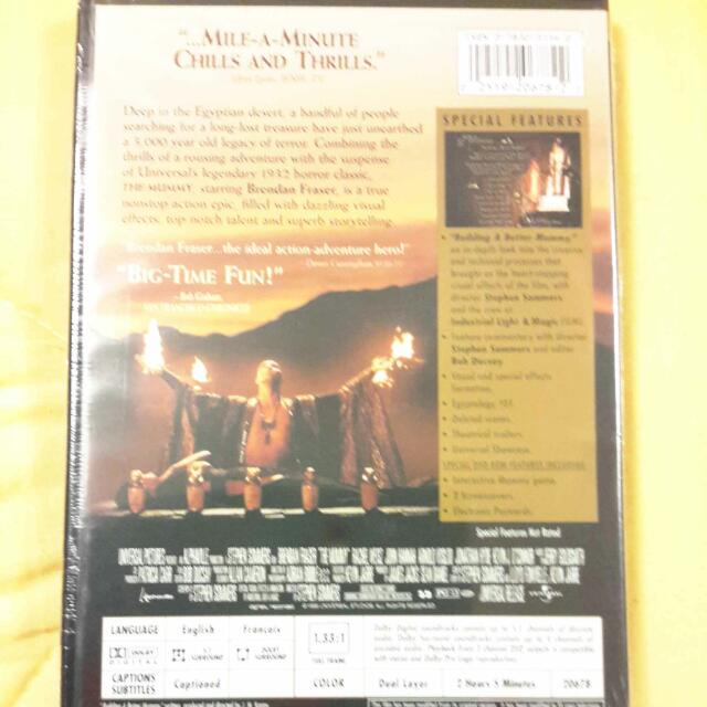 Code 1 DVD - The Mummy, The Mummy Returns (Collector's edition ...