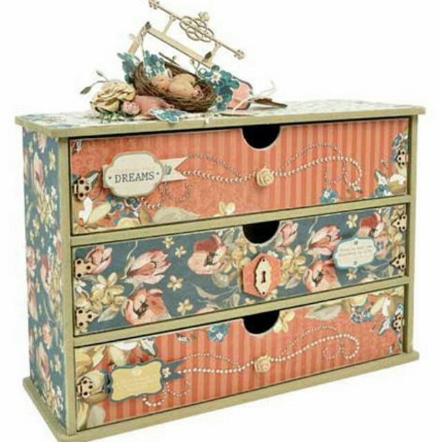 Kaisercraft DIY Storage Unit Wooden Box, Furniture & Home Living