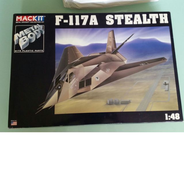 F-117A STEALTH 1:48 MACKIT製 F-117A 金属ボディー STEALTH 1:48