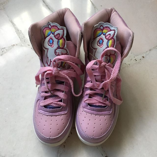 Unicorn Pastel Platform Sneakers, Women's Fashion, Footwear ...