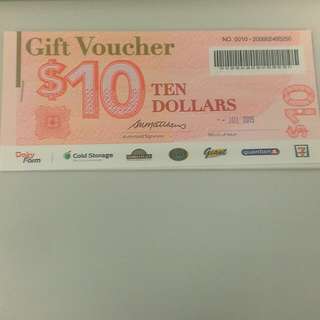 Cold storage/Giant/Guardian/7-Eleven Vouchers