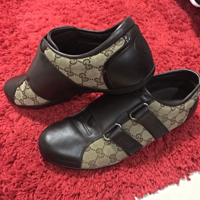 Mens gucci best sale velcro shoes