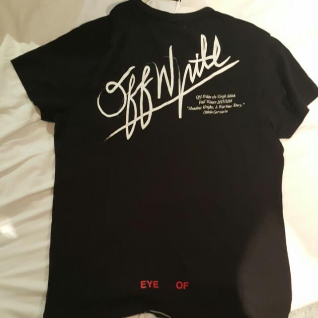 RESERVED Off White Virgil Abloh T Shirt FW15 Men s Fashion Tops Sets Tshirts Polo Shirts on Carousell