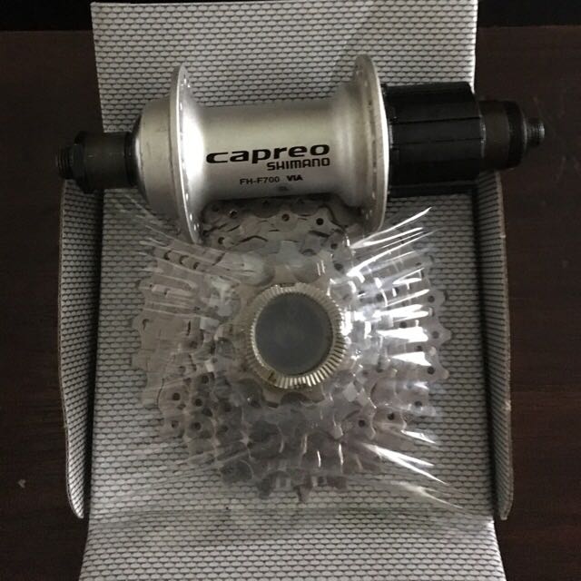 Shimano Capreo Rear Hub 135mm With 9speed Casette Brand New