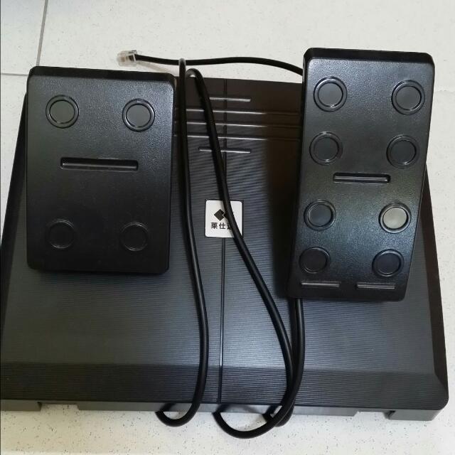 Steering Wheel + Accelerator/brake For Racing Games, Hobbies & Toys