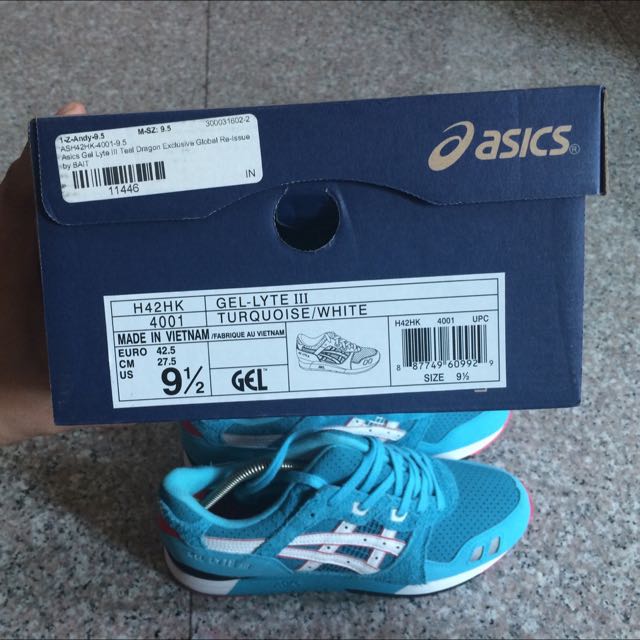 asics teal dragon gel lyte iii