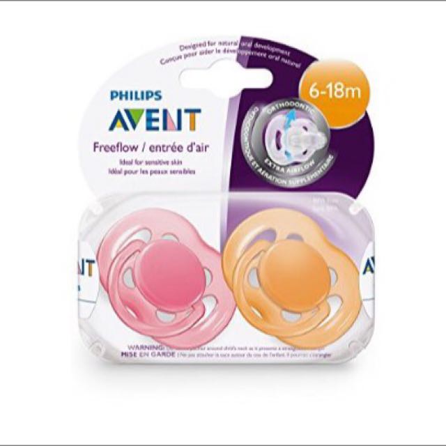 Avent free outlet flow pacifier
