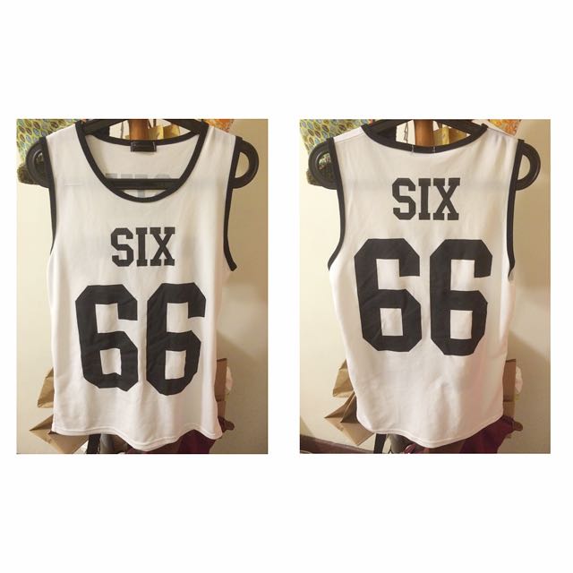 黑白经典球衣66号