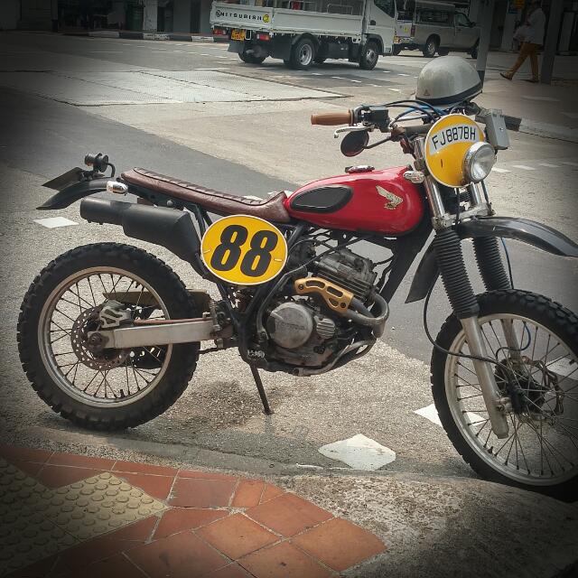 Bratstyle VMX Scrambler Honda XR250 Motorcycles on Carousell