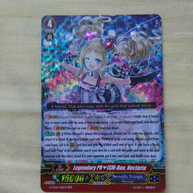 Cardfight Vanguard Legendary Prism Duo Nectaria Hobbies Toys Toys Games On Carousell