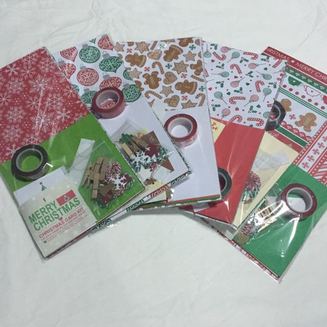 Download Clearance Sales Diy Christmas Card Kit Design Craft On Carousell 3D SVG Files Ideas | SVG, Paper Crafts, SVG File