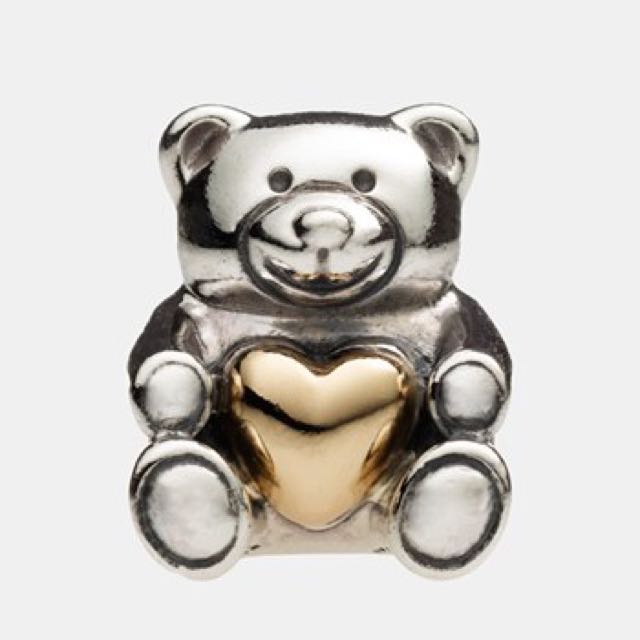 Bear my cheap heart pandora charm