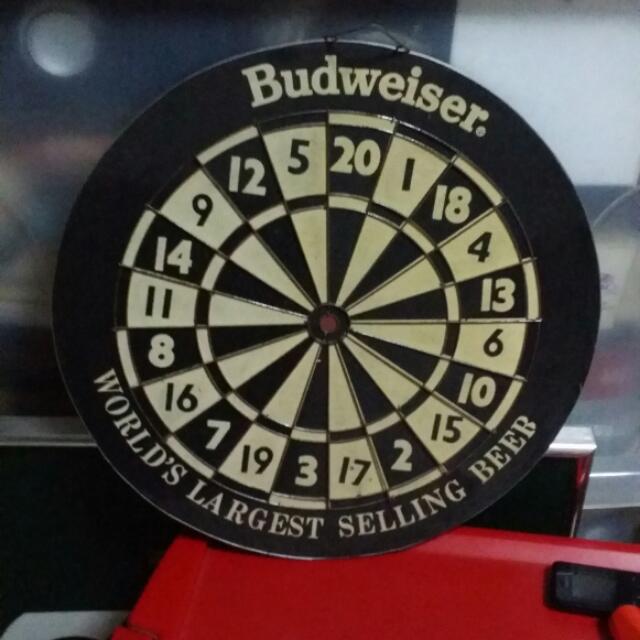budweiser dart board