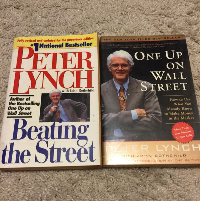 Beating The Street One Up On Wall Street By Peter Lunch Books Stationery On Carousell