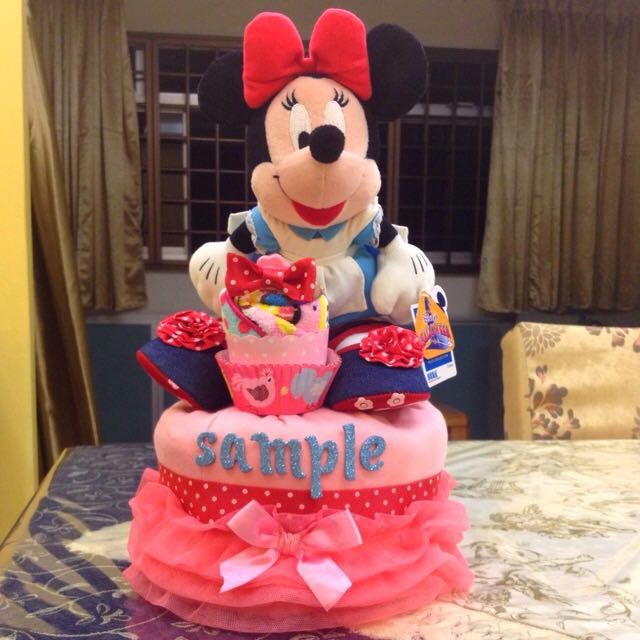 Alice in wonderland diaper cake clearance