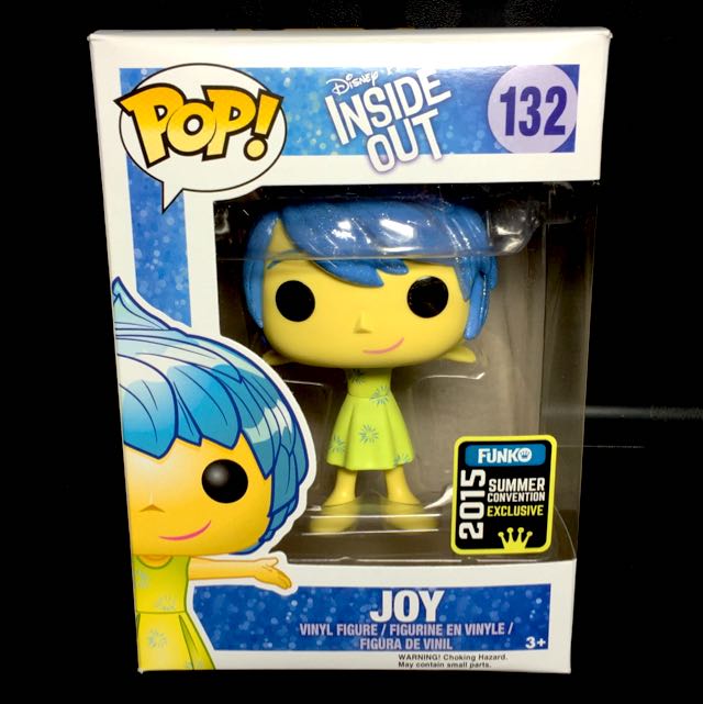 Disney S Inside Out Sparkle Hair Joy Pop Vinyl Figure 15 Summer Convention Exclusive By Funko Hobbies Toys Toys Games On Carousell