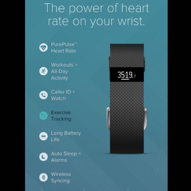 Fitbit charge top hr strap