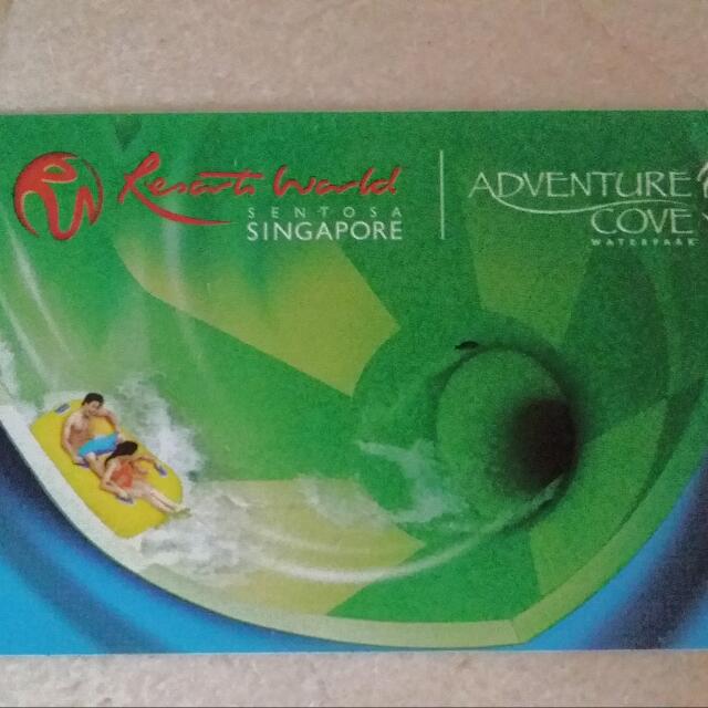 URGENT! Sentosa Adventure Cove Waterpark Tickets with FREE MADAME ...