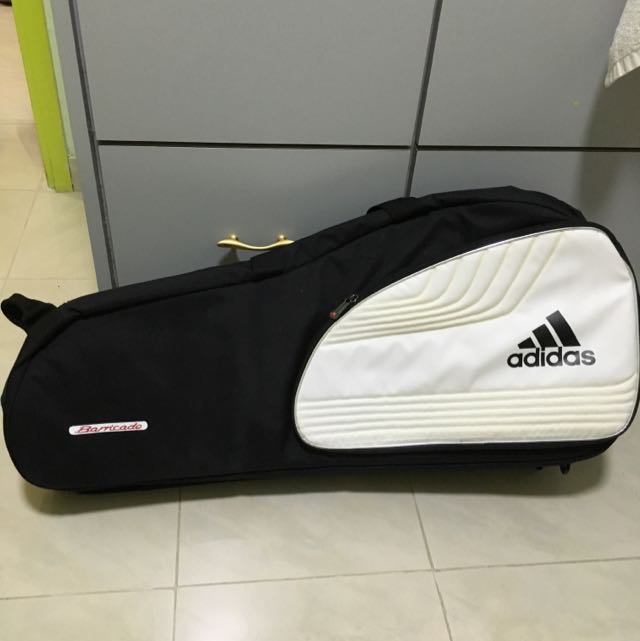 Adidas Barricade Tennis Bag used Men s Fashion Activewear on Carousell