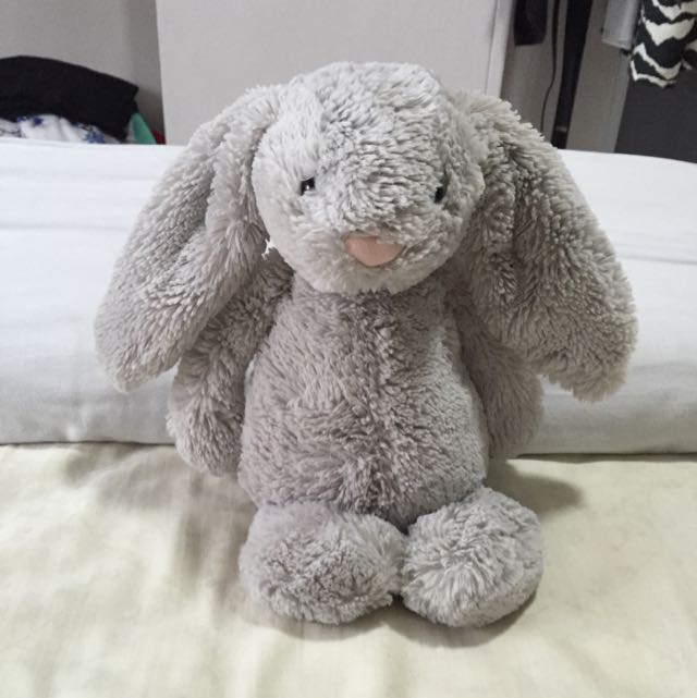 jellycat bunny silver