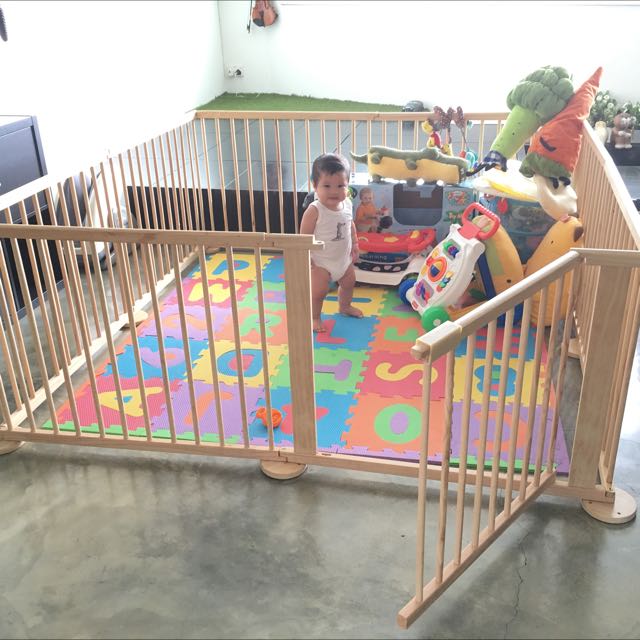 Large Wooden Playpen 1447577195 C78cea8a 