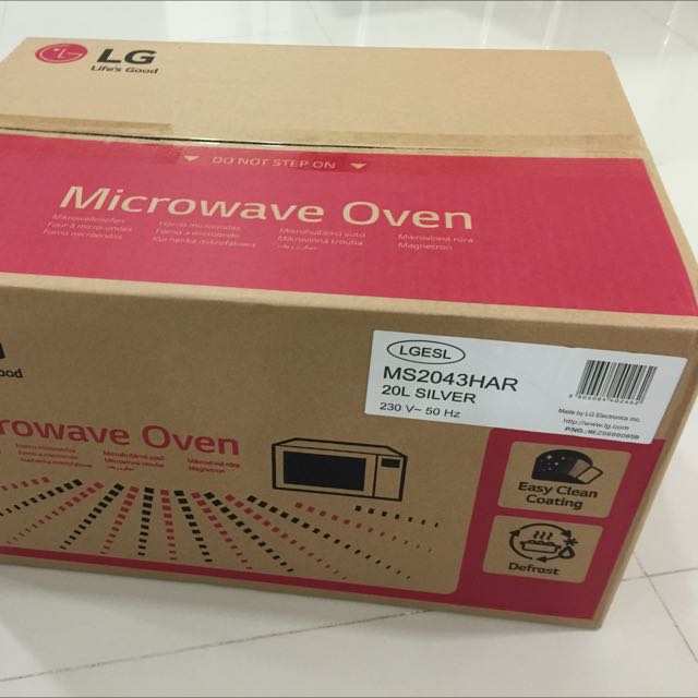 LG Microwave Oven MS2043HAR, TV & Home Appliances, Kitchen Appliances