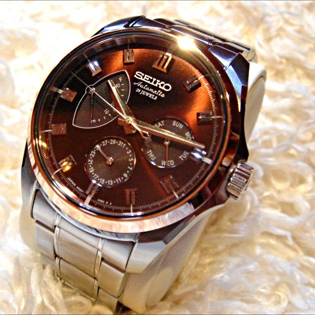 Seiko Mechanical Multi-Hand SARC009, Mobile Phones & Gadgets, Wearables &  Smart Watches on Carousell
