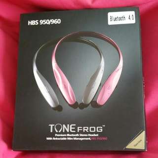 (BNIB) Premium Bluetooth Stereo Headset With Retractable Wire Management