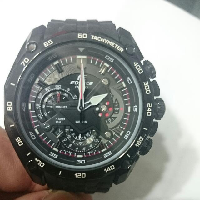 Casio edifice ef 550 black outlet