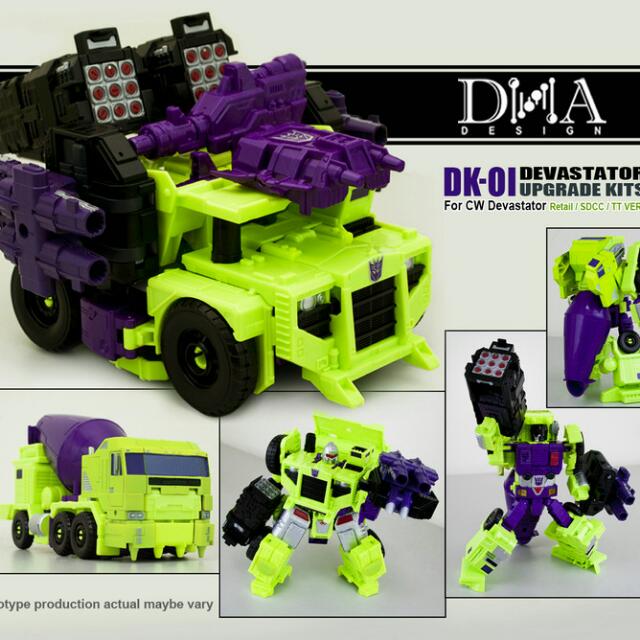 Transformers DNA Design DK01 Upgrade Kit For Hasbro Combiner War