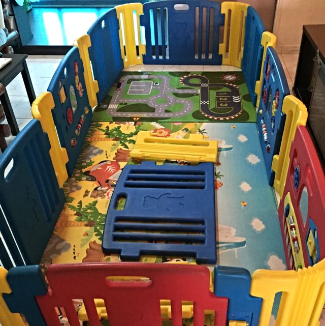 large play area for babies