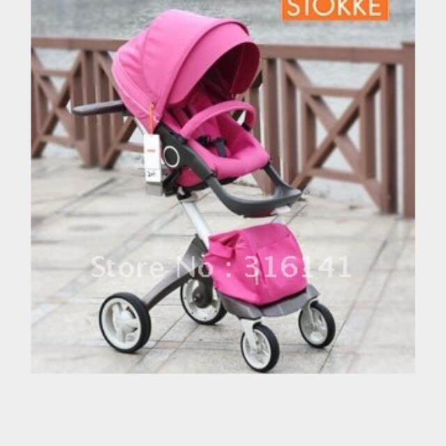 Reserved Stokke Xplory Pink Limited Edition. Babies Kids