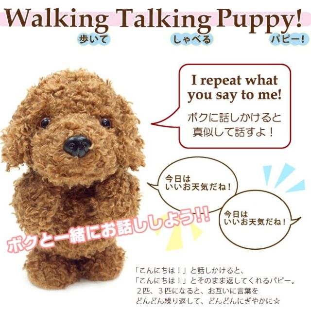 walking talking puppy