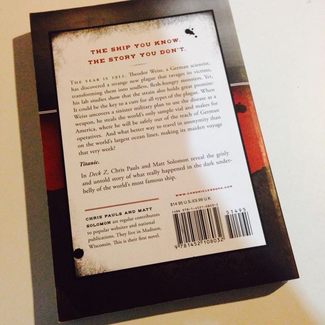 Deck Z The Titanic Unsinkable. Undead, Hobbies & Toys, Stationery & Craft, Art & Prints on