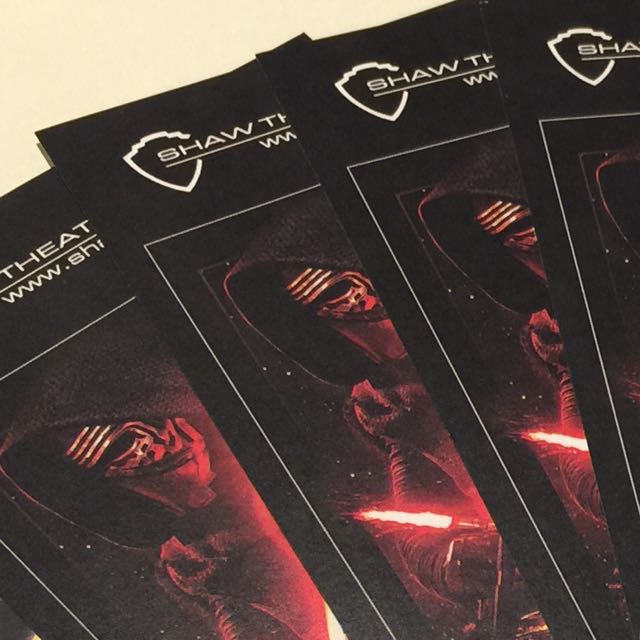Star Wars The Force Awakens Imax 3d Tickets Entertainment On Carousell