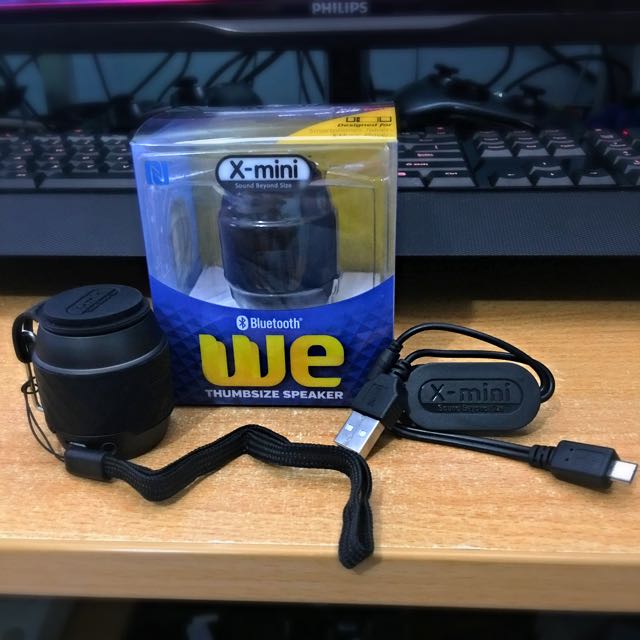 x mini thumb size speaker