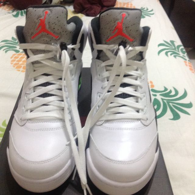 jordan 5 infrared white