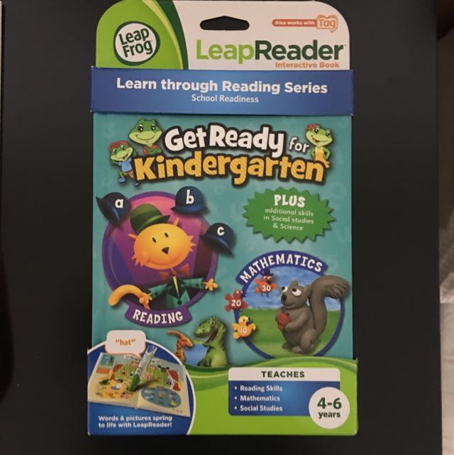 Brand New Leapfrog Leapreader Book Get Ready For Kindergarten Hobbies Toys Books Magazines Children S Books On Carousell Brand New Leapfrog Leapreader Book Get Ready For Kindergarten Hobbies Toys Books Magazines Children S Books On Carousell