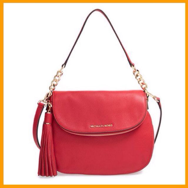 michael kors bedford medium tassle