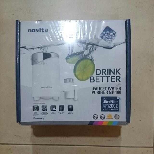 Novita Faucet Water Purifier NP100 (NEW), Everything Else on Carousell