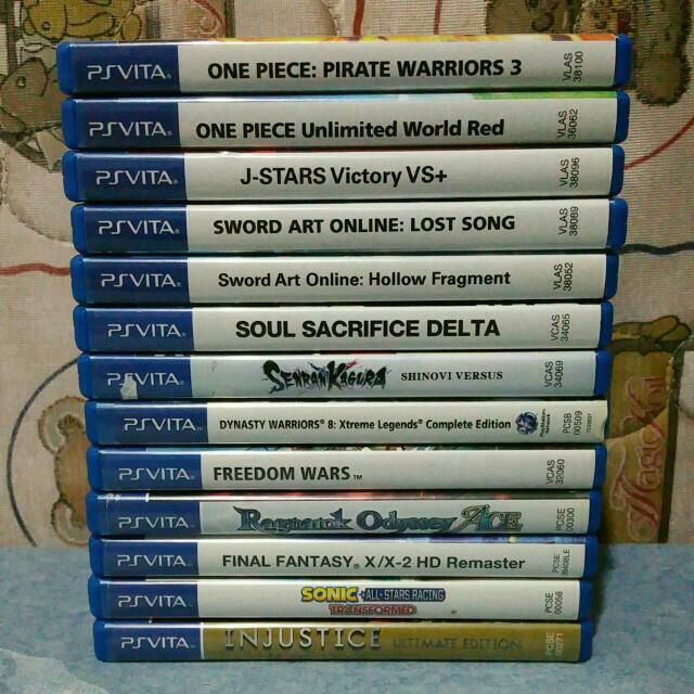 List ps vita games PS Vita