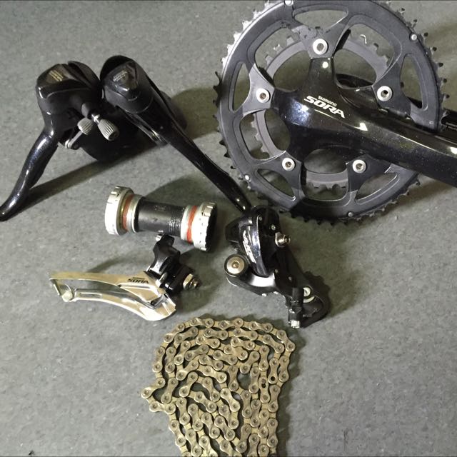 sora 9 speed groupset