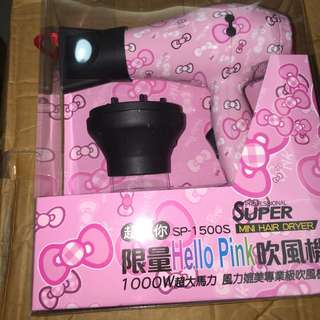 蝴蝶結迷你吹風機