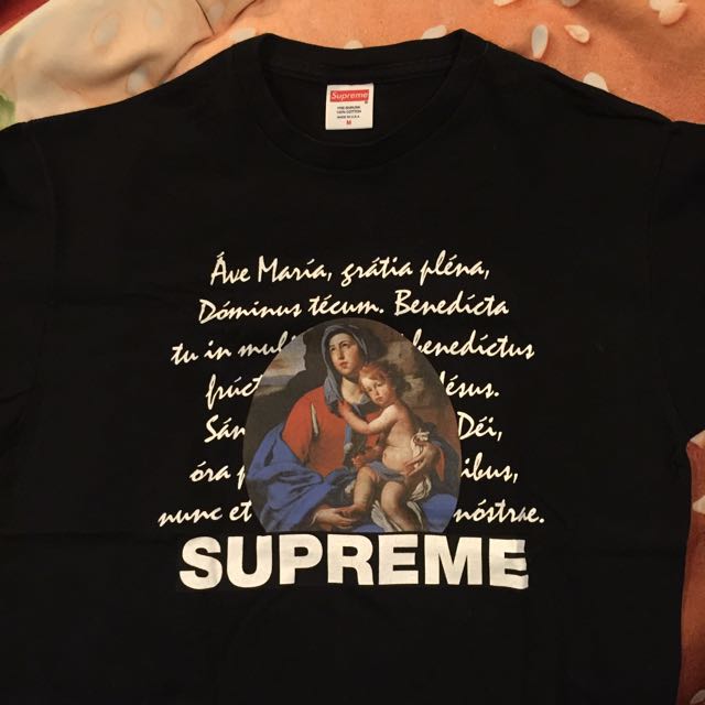 9.5 10 SUPREME AVE MARIA TEE Men s Fashion Tops Sets Tshirts