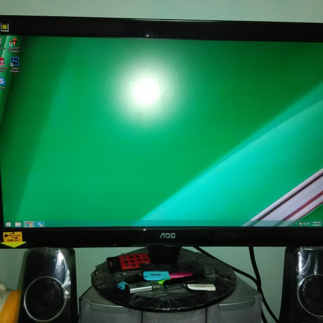 Aoc 22 Inch Lcd Monitor 1080p Fullhd Electronics On Carousell